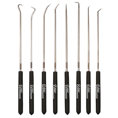 Ullman Devices 8-Piece 9-3/4 Long Hook and Pick Set CHP8-L